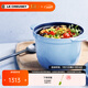 酷彩（Le Creuset）進(jìn)口琺瑯鍋鑄鐵18/20cm燜煮鍋 飯釜 湯鍋燉鍋煲湯煮粥家用微壓鍋 大號燜煮鍋水晶藍 20cm