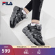 斐樂(lè)（FILA）官方女鞋PANINI復(fù)古運(yùn)動(dòng)鞋春款帕尼尼籃球鞋休閑鞋 鍛鐵灰/木炭灰-BC 38