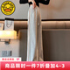 G.DUCKKIDS小黃鴨童裝女童褲子春秋季新款兒童運動(dòng)褲時(shí)尚百搭大童女孩闊腿褲 織帶闊腿褲灰色 160 尺碼13~14歲【150-160cm】