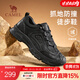 駱駝（CAMEL）新款登山鞋牛皮徒步山野舒適城市戶(hù)外男鞋 G14A307670 暗夜黑 43