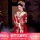泰勒馬丁秀禾服新中式2025新款中式婚紗結(jié)婚禮服新娘敬酒服大袖子中式嫁衣 HF025 M
