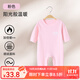 婧麒（JOYNCLEON）嬰兒衣服秋冬款德絨連體衣寶寶發(fā)熱保暖打底睡衣新生兒套裝 粉色 73cm