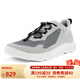 ECCO愛(ài)步運動(dòng)鞋 夏季男鞋新品輕盈透氣健步鞋休閑鞋 驅動(dòng)820264 灰白色-60326 42