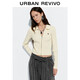 UR【HOT】2025秋季新款女裝雙拉鏈刺繡針織開(kāi)衫UYY950115