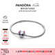 潘多拉（PANDORA）迪士尼系列史迪奇蛇骨手鏈銀色素鏈DIY童趣七夕情人節(jié)禮物送女友