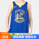 耐克NIKE男子 勇士隊 庫里球衣 運動背心 速干籃球服DN2005-401藍 M