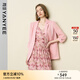 顏域薄款西裝外套女夏裝2025新款短款通勤職業(yè)裝顯瘦寬松小西服女 粉色 XL