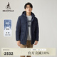 beanpole90%鵝絨 濱波秋冬男士多口袋工裝風羽絨服 藏青色 M 175/92A