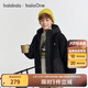 巴拉巴拉balaOne兒童棉服女童男童大童外套新款童裝2025秋冬保暖 黑色90001 130