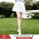 香影白色蛋糕半身裙女高腰2025夏季新款蓬蓬裙小個(gè)子顯瘦a字短裙 白色 M