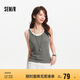 森馬（Semir）[商場同款]背心女修身撞色圓領(lǐng)2025夏季假兩件套頭衫101325102003