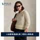 Polo Ralph Lauren 拉夫勞倫  女裝 25年秋季絞花編結Polo針織衫RL27243 100-奶油色 XS