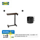 宜家（IKEA）BOLLSIDAN波席當(dāng)移動(dòng)床邊桌升降桌簡(jiǎn)易電腦桌書(shū)桌家用懶人桌子 筆記本支架黑色+杯架