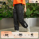 adidas休閑簡(jiǎn)約舒適束腳運動(dòng)褲女裝秋季阿迪達斯官方輕運動(dòng) 黑色/白     S