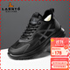 老人頭（laorentou）跑步鞋男秋冬季加絨保暖防滑訓練鞋健身輕便運動(dòng)鞋 LA120 黑 39