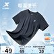 特步運動t恤短袖男夏裝新款跑步速干衣薄款訓(xùn)練服半袖簡約上衣polo衫 【綜合訓(xùn)練】正黑色0146 L 175