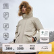 KOLON SPORT/可隆防水羽絨服 男子戶外保暖防風(fēng)透濕中量鵝絨夾克 LHDJ4WTT97-GR 灰褐 M