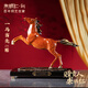 朱炳仁 銅 一馬當先 家居辦公室客廳大堂裝飾品馬擺件 開(kāi)業(yè)喬遷禮品 一馬當先