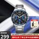 卡西歐（CASIO）手表男 指針商務(wù)休閑三眼防水石英男表父親節禮物 MTP-1374D-2A