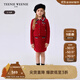 Teenie Weenie Kids小熊童裝25年款新款女童毛織小香風(fēng)A字裙套裝 紅色 120 cm