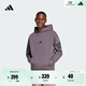 adidas休閑上衣連帽衛衣男裝秋季阿迪達斯官方輕運動(dòng) 巖層灰     L