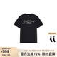 VETEMENTS藝術(shù)簽名 2025新款正品輕奢高檔端純棉100%短袖t恤男女士潮流半袖 黑色 L