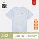 耐克（NIKE）官方男女童DRI-FIT大童速干短袖上衣夏季透氣T恤IF0606 085足球灰 160 XL