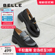 百麗（Belle）張凌赫推薦海鷗樂(lè )福2.0版25秋新女商場(chǎng)款英倫皮鞋B5J1DCA5預售 【孟子義同款】黑色（5.5CM） 2.0 36
