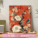 好久不見(jiàn)diy數字油畫(huà)中國風(fēng)花卉喜鵲手繪丙烯畫(huà)填充涂色填色油彩裝飾畫(huà)