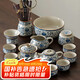 尚言坊汝窯功夫茶具整套家用辦公高檔輕奢現(xiàn)代陶瓷茶壺茶杯泡茶器全套裝