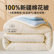 卡帝樂(lè )鱷魚(yú)（CARTELO）A類(lèi)新疆棉花被子200x230cm十斤8斤純棉被芯加厚保暖雙人家用棉被 白藍【真A類(lèi)-棉花填充】 200x230cm約8斤【冬被】