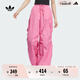 adidas工裝風(fēng)經(jīng)典寬松運(yùn)動(dòng)褲女阿迪達(dá)斯官方三葉草JD1126   淺玫紅色   L