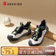 ABC KIDS童鞋男童鞋2025秋季新款兒童運(yùn)動鞋防滑耐磨兒童鞋女童戶外登山鞋 象牙白/曜石黑 36