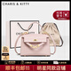 CharisKitty輕奢小c&k凱莉包包女包2025新款斜挎包單肩手提包生日禮物送女友 CK女包-粉色Pink【送女友走心】