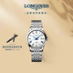 浪琴（LONGINES）瑞士手表 開(kāi)創(chuàng)者系列 機(jī)械鋼帶女表 對(duì)表 L23214116 