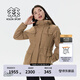 KOLON SPORT/可隆防水棉服 女子戶外運動防水防風(fēng)保暖工裝連帽可調(diào)節(jié)棉服 LKPJ4WTT10-CA 駝色 S (160/84A)