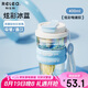 物生物（RELEA）玻璃杯大容量水杯高顏值咖啡杯兒童吸管杯男女泡茶杯子生日禮物