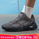 美津濃（MIZUNO）男鞋跑鞋25秋季新款RACER V2復古運動(dòng)老爹鞋透氣緩震跑步鞋 03 碳灰色/淺灰紫/烏木灰/銀色 42 (270mm)