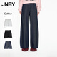 江南布衣（JNBY）【商場同款】25秋新品牛仔褲含棉寬松香蕉立體剪裁5P7E10750 997/牛仔靛藍(lán) M