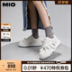 MIO【宋亞軒同款】米奧小白休閑鞋厚底板鞋運動(dòng)情侶溶解女鞋男老爹鞋 白色 （李昀銳同款） 36