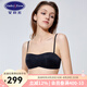 安莉芳【商場同款】一片式半杯文胸女小胸無痕抹胸內(nèi)衣EB00681七夕禮物 黑色BLK 75A