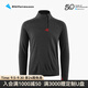 KLATTERMUSEN攀山鼠10055胡戈男款半拉鏈套頭帽衫-Huge Zip Sweater M's 962RavenBurnt Russet烏黑紅褐 M