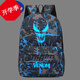 辰敘背包男時(shí)尚潮流雙肩包七龍珠夜光包兒童小學(xué)生書(shū)包男中學(xué)生初中生 科技藍 毒液 單品收藏小本子
