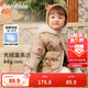 巴拉巴拉男寶寶羽絨服兒童童裝2023女童冬季外套毛絨連帽可愛(ài)