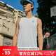 卡爾美（KELME）跑步背心男2025夏季新款馬拉松訓(xùn)練速干衣足球健身無(wú)袖T恤 光亮白 L