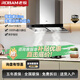 老板（Robam）65X3S歐式頂吸排家用油煙機大吸力25m3廚房燃氣灶具煙灶套裝抽油機變頻雙腔大吸力揮手智控1000Pa 65X3S雙子星單油煙機 天然氣