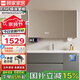 顧家家居（KUKA）智能浴室柜法式風(fēng)陶瓷一體盆衛生間洗臉洗手池盆柜組合洗漱臺6753