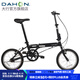 大行（DAHON）KT610折疊自行車(chē)16英寸單速男女學(xué)生上班上學(xué)城市通勤單車(chē) 黑色