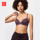 優(yōu)衣庫女裝無(wú)鋼圈文胸/輕型3D Bra軟支撐立體聚攏479190 469664 479190/19酒紅色 75A 適用A75 B75 A80 B80