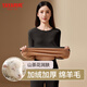 鴨鴨（YAYA）【巨暖綿羊毛】保暖內衣女秋冬新品秋衣秋褲套裝加絨加厚打底衣褲